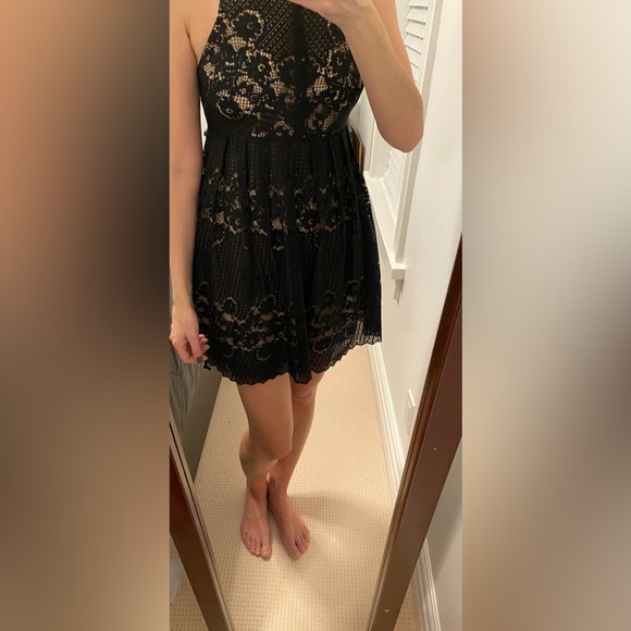 Free People Black Lace Dress - Picture 4 of 6